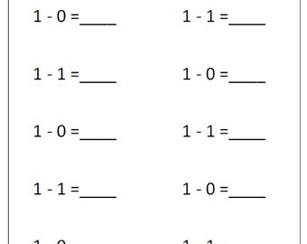 subtraction grade 1 etsy