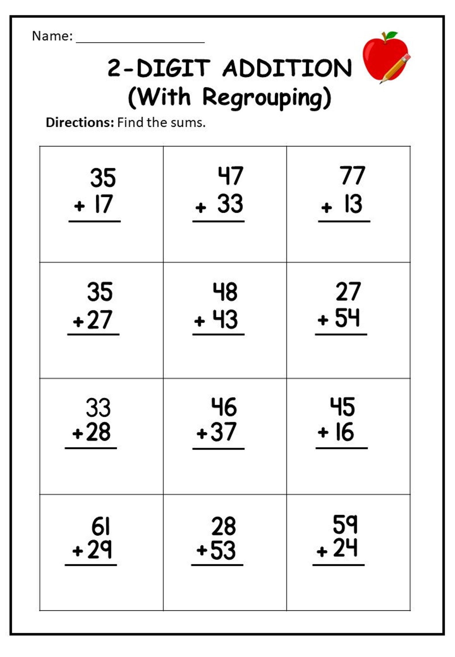 10-printable-two-digit-addition-worksheets-with-regrouping-etsy