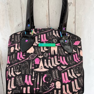 Bolso de bruja, regalo para brujas, bolso emo, regalos de chica gótica, regalo de chica adolescente, bolso gótico, bolso de halloween, bolso vegano, regalo de Halloween, regalo de Samhain