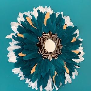 Jujuhat duck blue, white and gold
