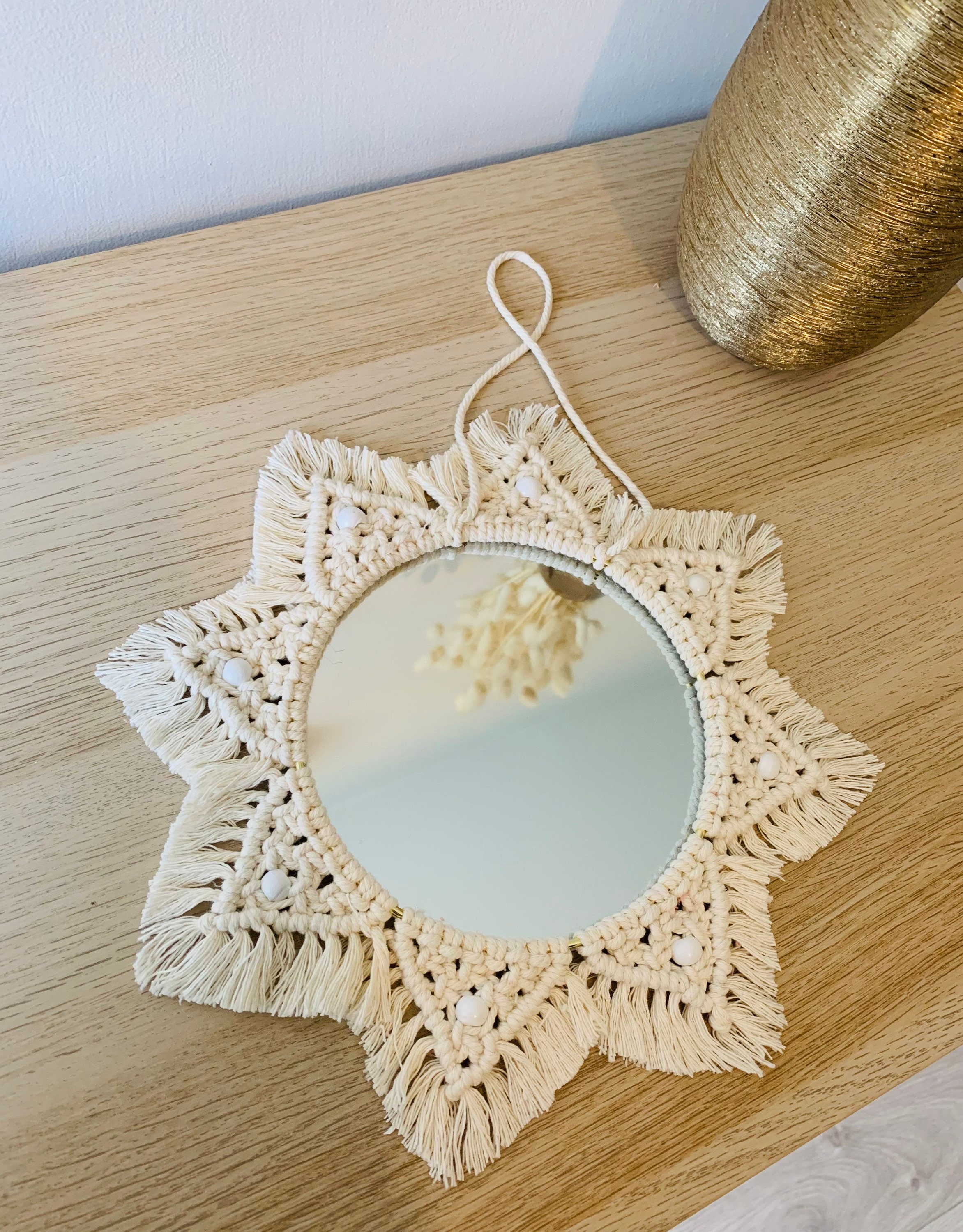 Miroir Mandala Bohème