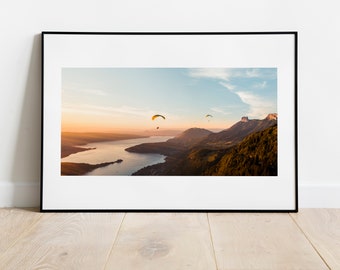 Panorama du lac d'Annecy