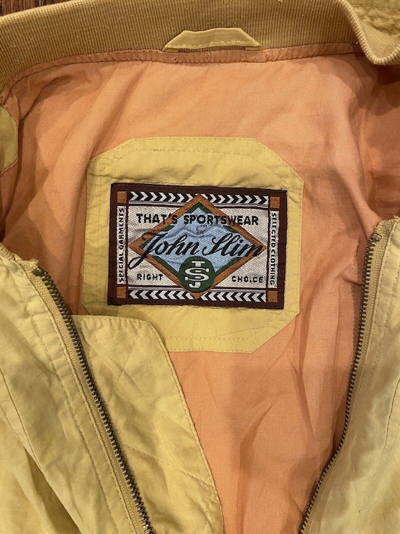 ジャケット・アウター JOHN SLIM silk blouson John Slim Vintage Sportswear Bomber Jacket 80s Leisure
