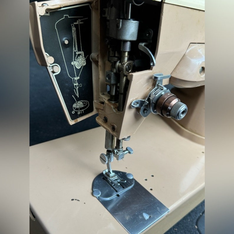 Singer 403A Sewing Machine With Pedal 1950s 1960s Midcentury Works See