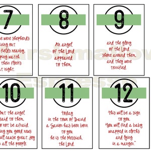 Christian Christmas Advent Printables 25 Days of Celebrating Jesus ...
