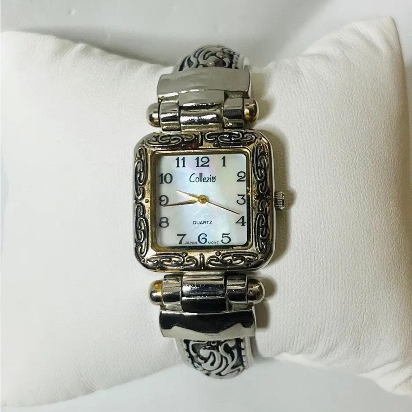 Square Face Two Toned Womens Watch - Etsy