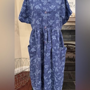 Cotton House Dress With Pockets - Etsy