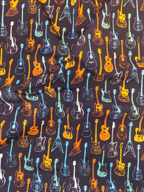 PREORDER Custom Guitar Fabric Etsy