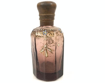 Antique Mould Glass Perfume Bottles | Perfume Bottles| Perfume Bottle Box| French Perfume Bottle| Old Perfume Bottles| Perfume Bottle
