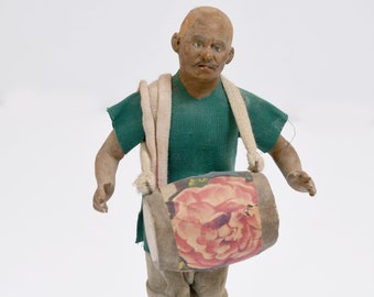 Vintage Terracotta Clay Man Figurine| Terracotta Indian Toys| Indian Antique toys| Terracotta home Decor| Terracotta Figurines| Musicians