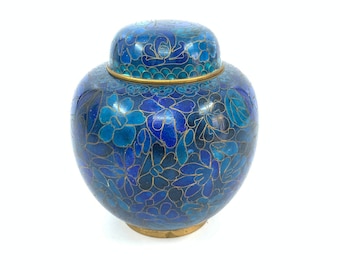 Vintage Japanese cloisonne Ginger jar