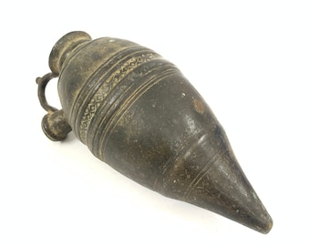 Islamisk vattenpipa i mässing, vintage | Vintage vattenpipa | Vintage shisha | Handhållen hukka | Liten hukka | Antik inredning | Vintage inredning | Heminredning