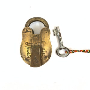 Vintage Brass Indian lock