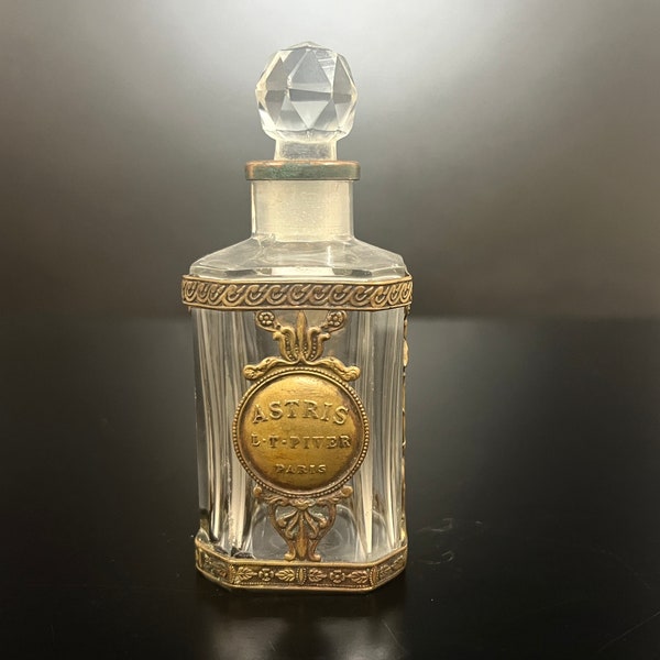 Vintage Baccarat French Astris LT Piver Paris Perfume bottle