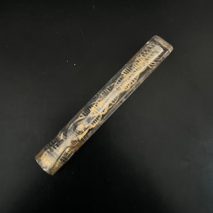 Vintage tear catcher bottle | Vintage Long Sleek Perfume Bottles with Gold Work