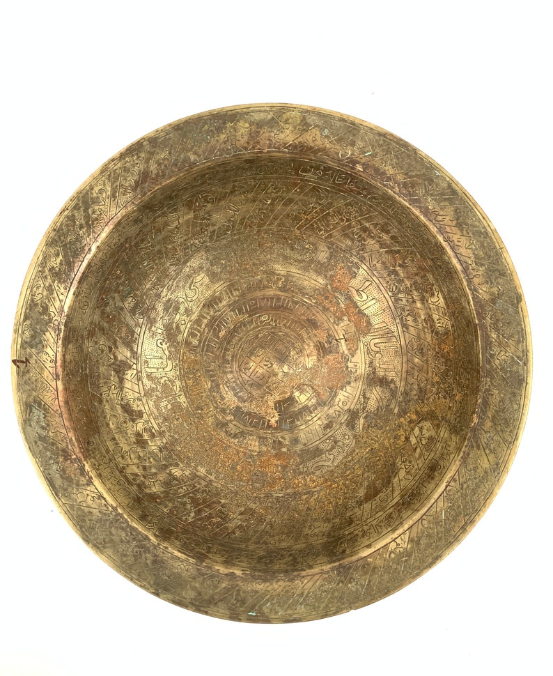Vintage Islamic Semi Bronze Bowl Hand Carved Bowl Muslim - Etsy