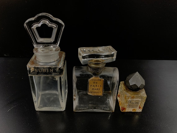 アンティークフランスブランド香水瓶3個セット - Etsy 日本