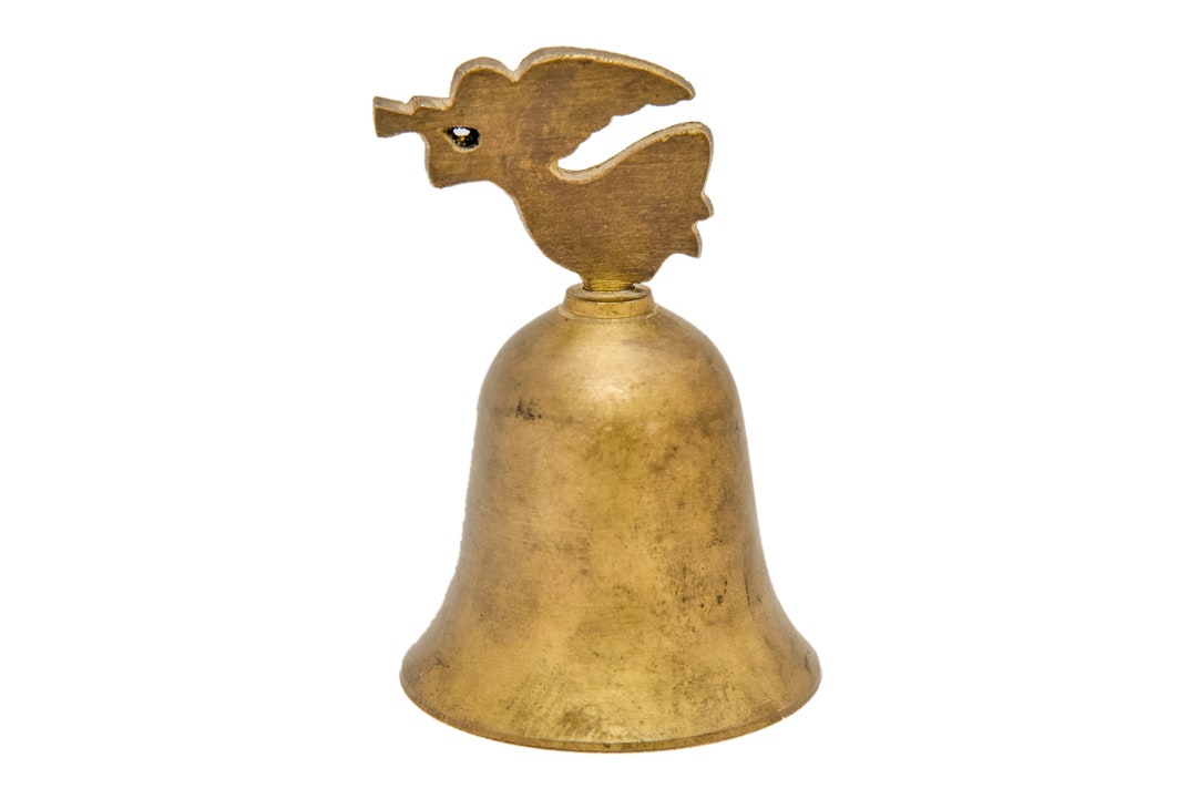 Vintage Brass Pooja Bell Ringing Bell School Bell Brass Etsy