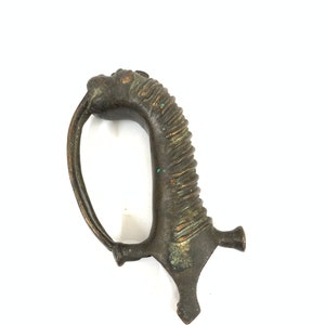 Vintage Sword Brass Lion Hilt Handle
