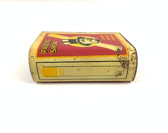 Vintage Passing Show Cigarettes Advertisement Match Stick Box Cover |passing  Show Cigarettes Original USA| Collectible Passing Show| Vintage