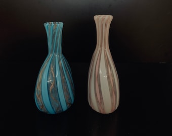 ヴィンテージ ムラーノ アート花瓶 2個セット - Etsy 日本