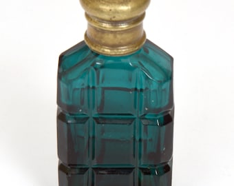 Bouteille de parfum antique en verre taillé | Flacons de parfum en verre taillé | Coffret Flacon de Parfum| Flacon de parfum| Flacons à parfum anciens