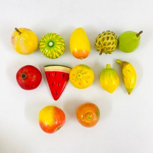 Decorative vintage terracotta fruits| Vintage fruit shaped terracotta toys