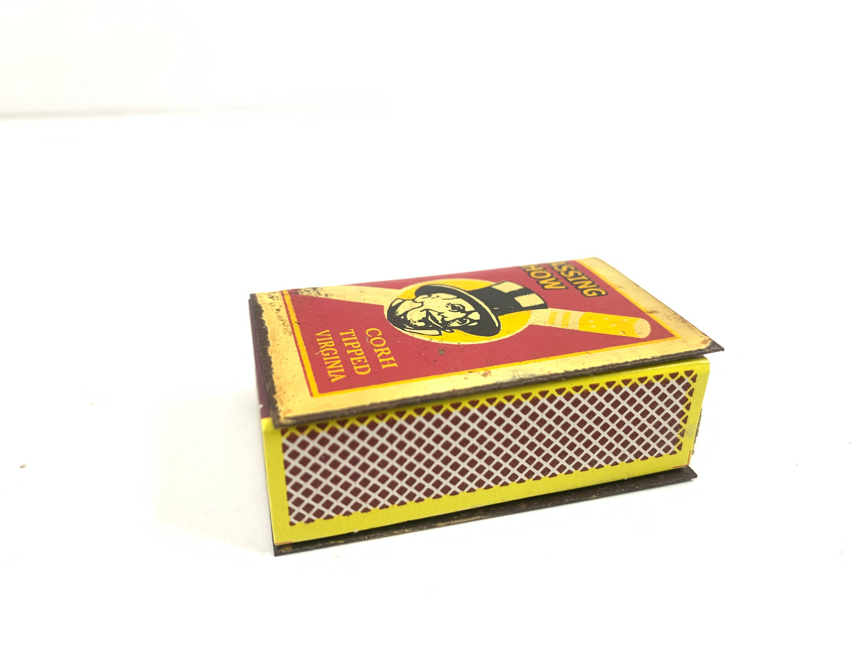 Vintage Passing Show Cigarettes Advertisement Match Stick Box Cover |passing  Show Cigarettes Original USA| Collectible Passing Show| Vintage