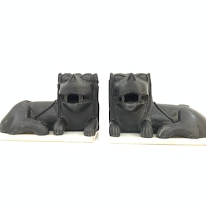 Vintage Marble Pair of Chinese Foo Dog|Chinese Fu Dog| Chinese Pair of Foo Dogs| Animal Figurines| Chinese Foo Dog| Chinese Antiques