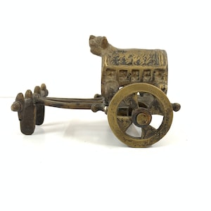 Vintage Old Chaliot Schönes Sammlerstück Original Seltener Pferdewagen / Figur Home / Tisch Dekorativ / Wohnkultur / Pferdewagen | Spielzeug für Kinder