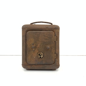 Vintage Eisen Sparschwein | Eisen Aufbewahrungsbox