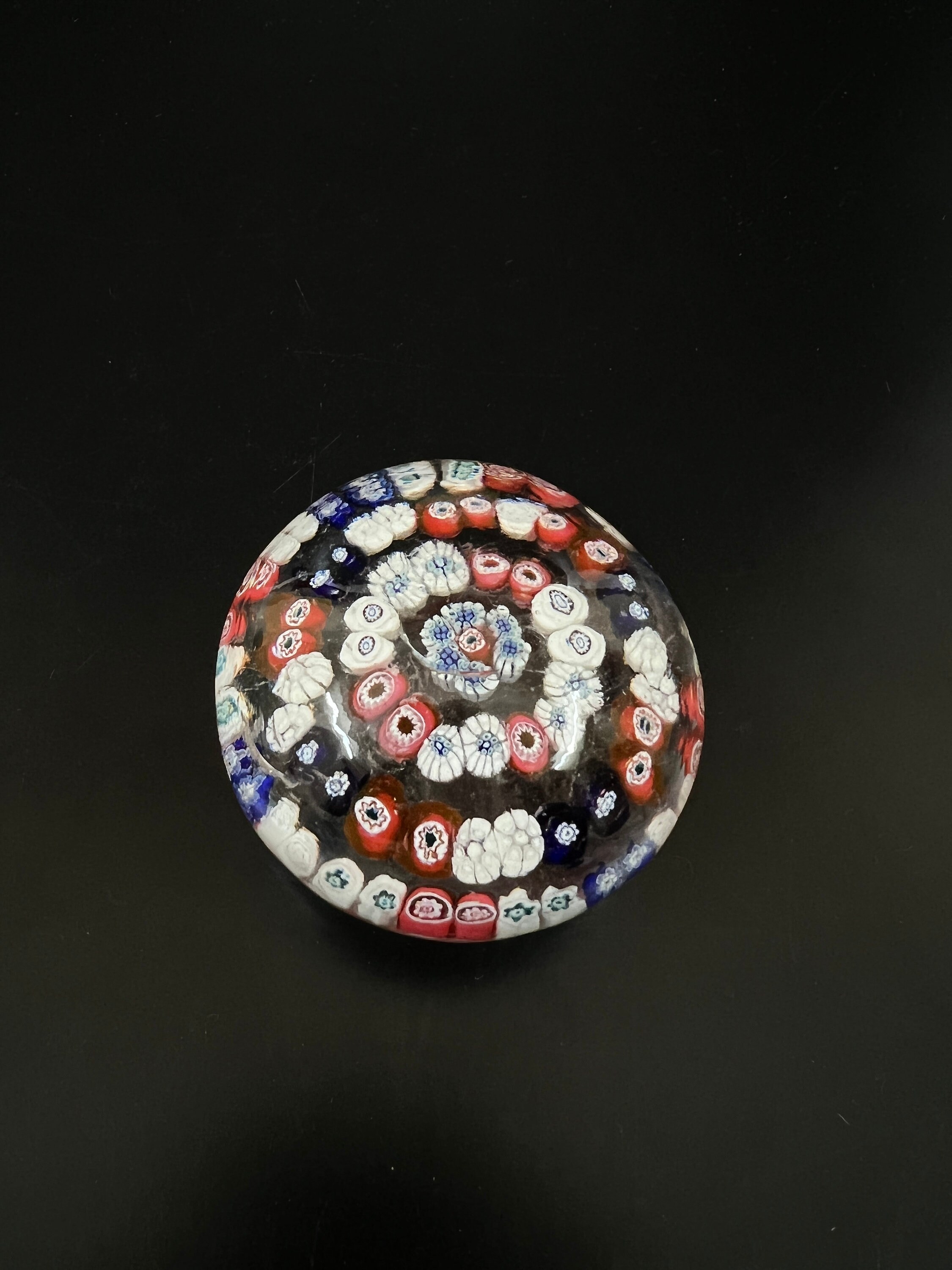 ヴィンテージ パースシャー ミルフィオリ アートガラス ペーパー