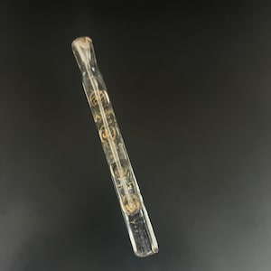 Vintage tear catcher bottle | Vintage Long Sleek Perfume Bottles with Gold Work