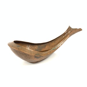 Copper Yoni Hindu Religious Vessel |Antique Copper Spoon |Religious Holy Spoon |Antique Traditional Copper Collectible |Vintage Copper Ladle