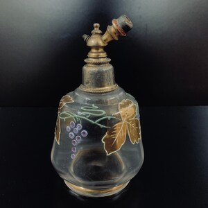 Vintage Atomiser with gold Painting and hand painting| Vintage Perfume bottle with hand painting and gold Painting