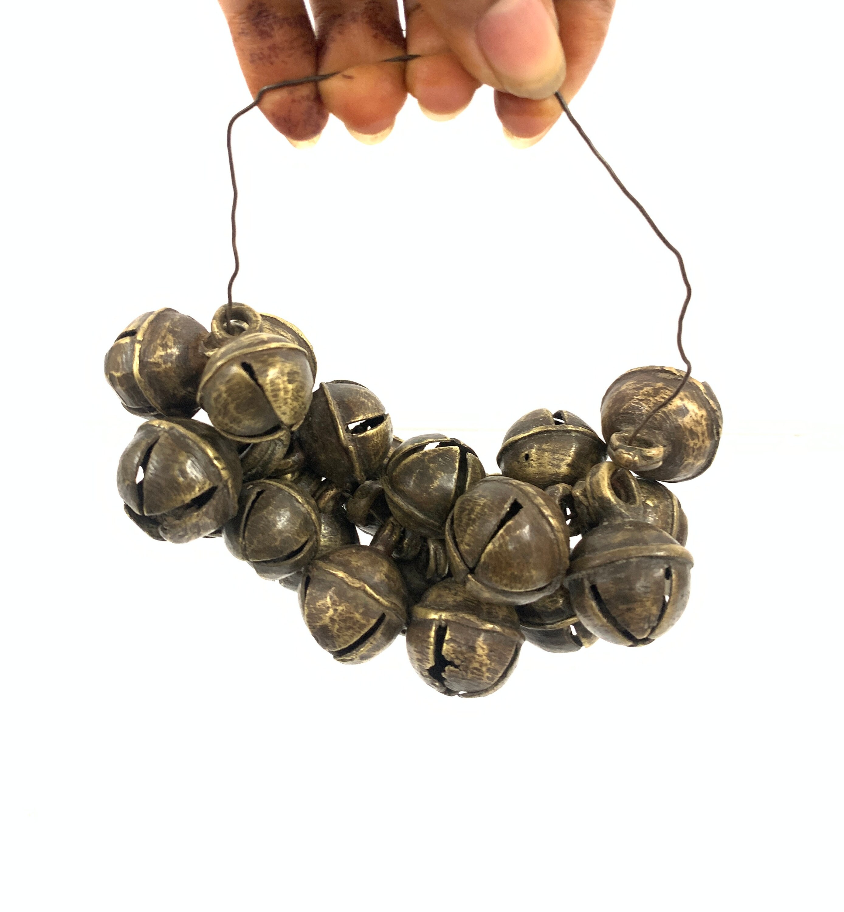 Vintage Collectible Brass Indian Traditional Children Toy-old Rattle ...