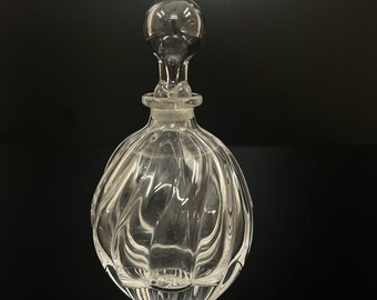 Vintage mould glass perfume bottle