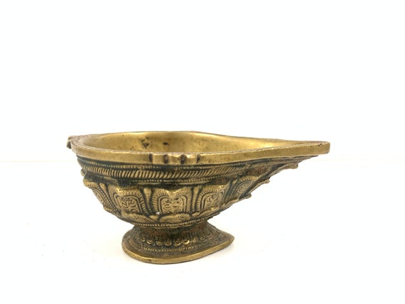Old Peacock Shaped Brass Betelnut Box - Ca 1920 Old Peacock Shaped Brass Betelnut Box - Ca 1920