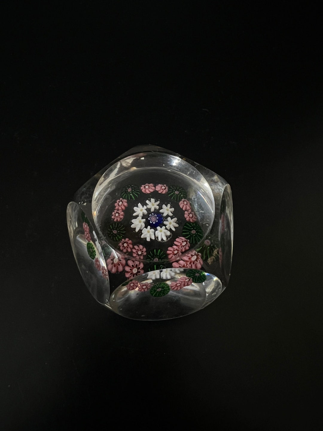 Antique French Art Glass Paper Weight Etsy