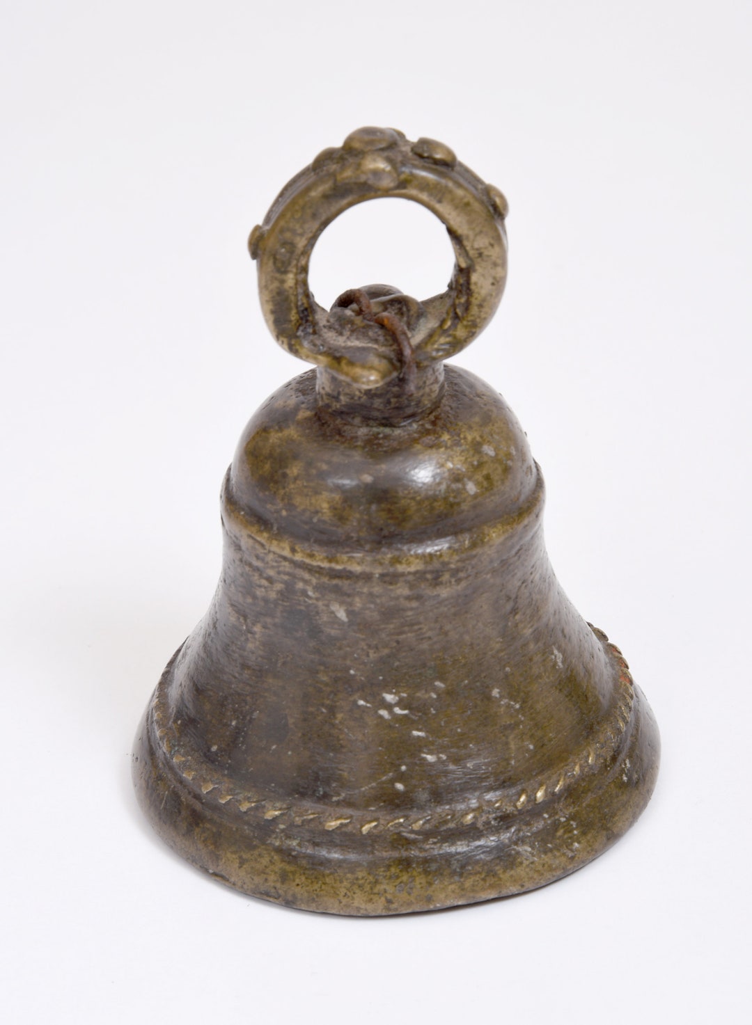 Antique Bronze Cow Bell Ringing Bell School Bell Bronze Cow Etsy
