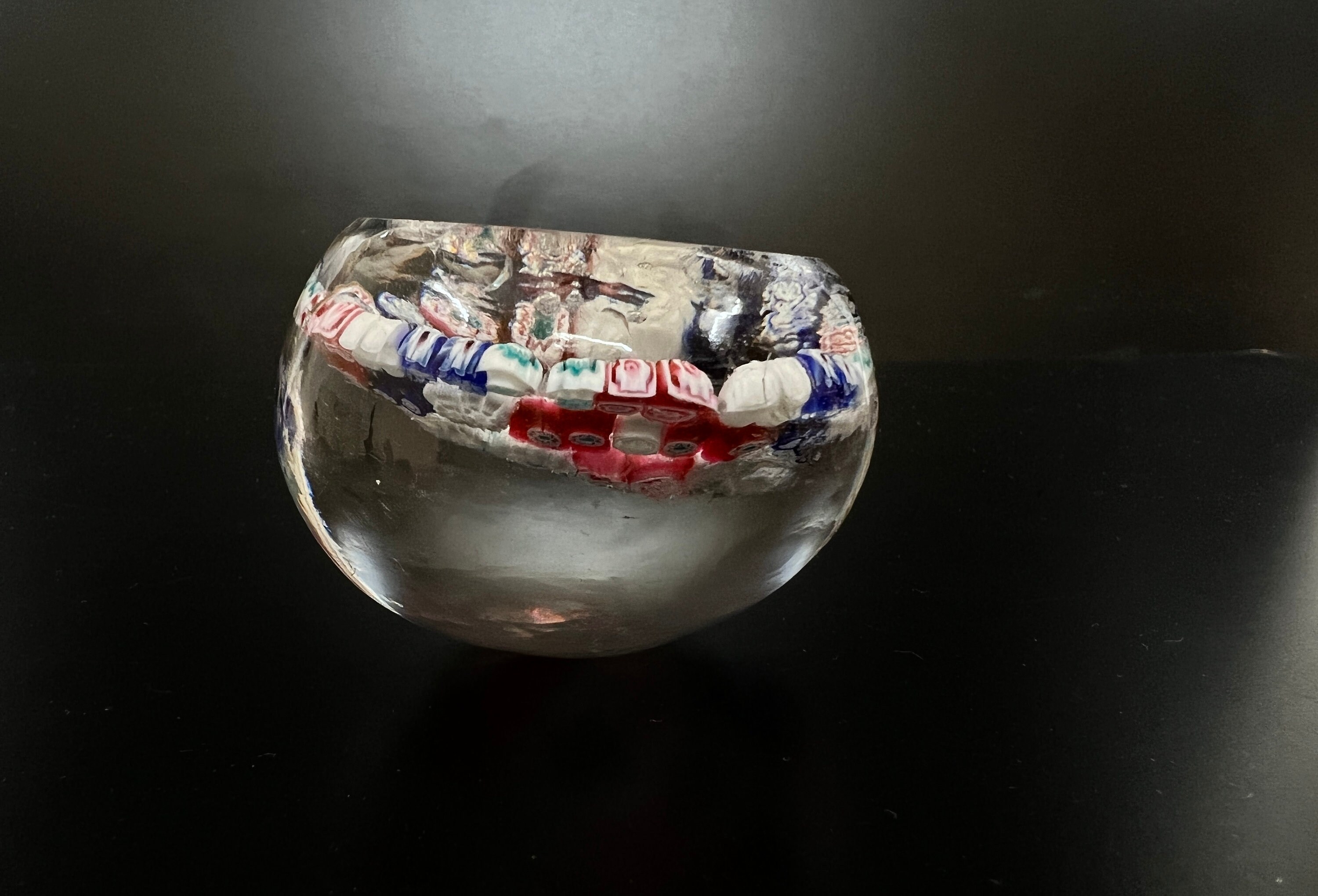 ヴィンテージ パースシャー ミルフィオリ アートガラス ペーパー