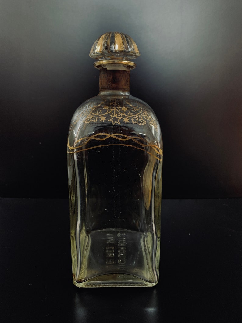 Vintage Le Panto Brandy Liquor Decanter Jerez Spain Spanish Liquor