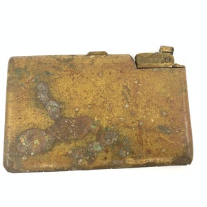 seigneur cigarette case Vintage Brass English Seigneur Cigarette Case and Lighter, 1950s Cigarette  Case, Card Case, Card Holder