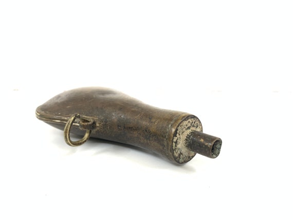 Antique Brass Gun Powder Flask Antique Brass Brood Dani 