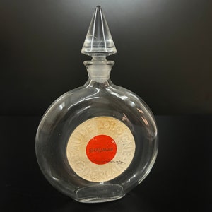 Vintage Shalimar Guerlain Eau De Colonia Botella / Botellas de perfume vintage