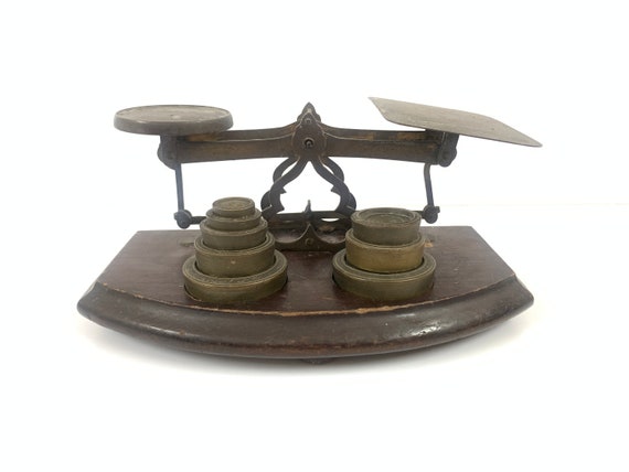 Vintage Weight Scale With Tollah and Ounce Weights Jewellers -  Hong  Kong