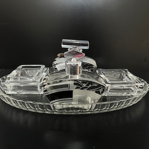 Vintage Karl Palda glass Bathroom set