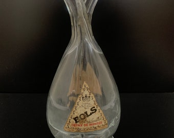 Vintage Bols Two Compartment Liqueur Bottle| Bols Bottle| Two