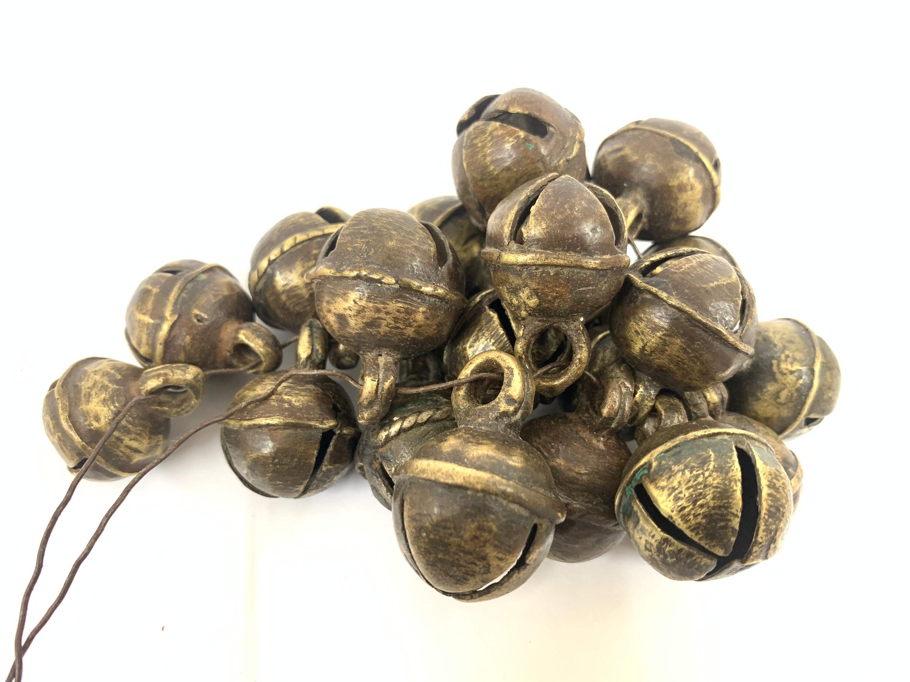 Vintage Collectible Brass Indian Traditional Children Toy-old Rattle ...