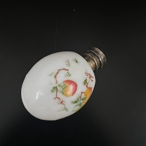 Vintage Avon egg peaches perfume bottle